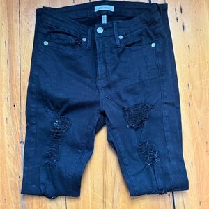 Good American Black Distressed Women’s  Jeans